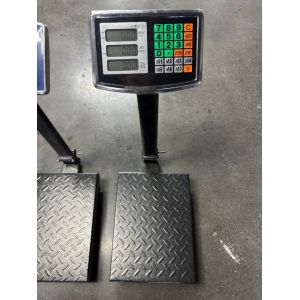 Buy cheap ABS Plastic LCD Display 150kg Bench Weighing Scale with Checkered Steel Plate TCS Digital Platform OEM/ODM Supported from wholesalers