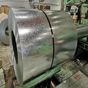China Chromated Surface Big Spangle Galvanized Steel Coil DX51 SGCC on sale