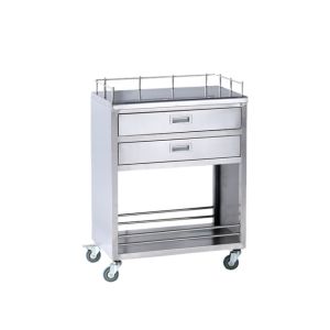 Buy cheap Stable Vet Nursing Hospital Trolley 600 * 480 * 750mm Size With 2 Drawers from wholesalers