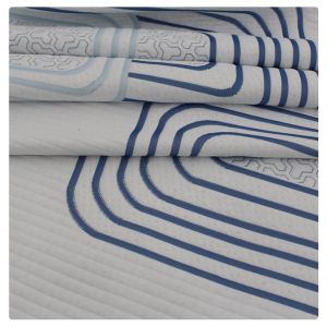Buy cheap Geometric Printing Jacquard Latex Mattress Fabric Air Layer from wholesalers
