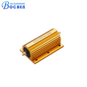 RX24 250W 50ohm 5% Tolerance Wirewound Resistor with Gold Anodized Aluminum