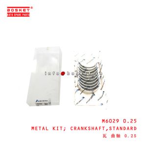 Buy cheap M6029 0.25 Standard Crankshaft Metal Kit suitable for ISUZU MITSUBISHI 4D34 4D34T from wholesalers