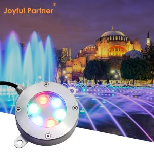 Buy cheap New Arrival RGB 3 in 1 color high power 18W 316 Stainless Steel Led Flat UInderwater Light With U Type Bracket from wholesalers