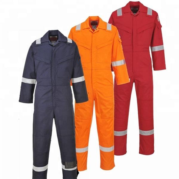 Buy cheap Reusable Flame Retardant Waterproof Overalls With Reflective Tape Protective EN11612 from wholesalers