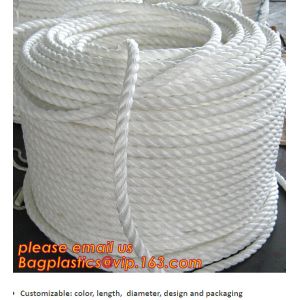 1/2 in. White Twist polyester rope, cheap and quality 3 inch polypropylene