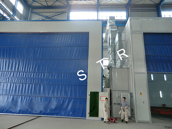 Larger Sandblasting Room Automatic Pneumatic Conveyor Burnishing Container