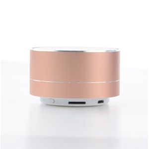 2018 New products A10 mini bluetooth ibastek 3W speaker with colorful LED FM