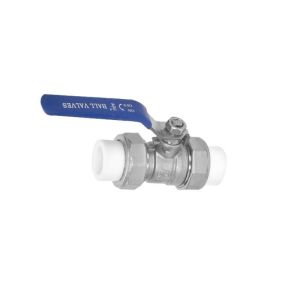 Buy cheap Manual Driving Mode 304/201 Stainless Steel Double Union PPR Ball Valve for Water Supply from wholesalers