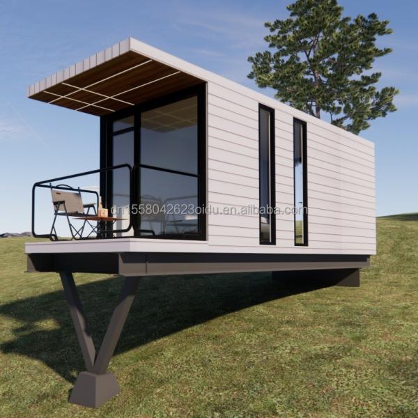 Quality 20 FT Modern Design Prefabricated Hanging House Steel Sandwich Panel Container for Outdoor Living For Holiday or Family for sale