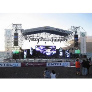 Low Power Consumption LED Curtain Display Aluminum Cabinet Material