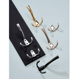 Hat Hanging Wall Mounted Hook Antique Cast Iron Colour Coat Hooks / Old Vintage