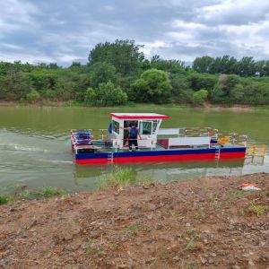 Buy cheap Duckweed Mowing Boat 1.8m Cutting Width 5 CBM Hopper from wholesalers