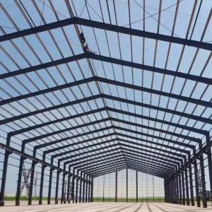Buy cheap Commercial Industrial Steel Structure Warehouse Prefab Metal Frame from wholesalers