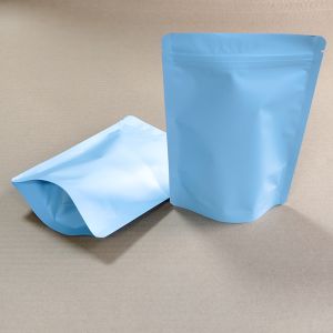 Coffee Stand Up Pouches Oxygen Aroma Barrier Bags Resealable Zipper Doypack