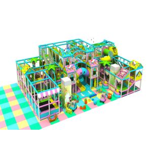 Buy cheap Combination Style 3-12 Age Kids Indoor Playground Equipment Three Floors from wholesalers