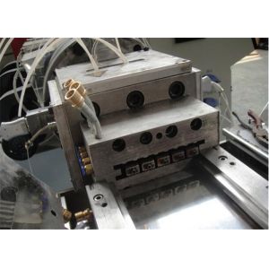 Double Screw Plastic Profile Extrusion Line / Wpc Profile Extrusion Machine