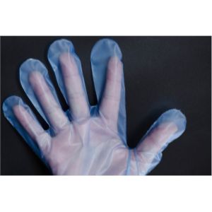 Buy cheap PE CPE Material Disposable Plastic Gloves Biodegradable For Household product