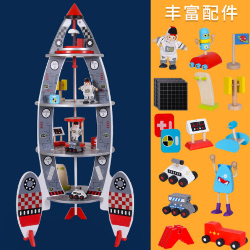 Quality 84CM Wooden Lifelike Practice Hands On Ability Baby Puzzle Toy for sale