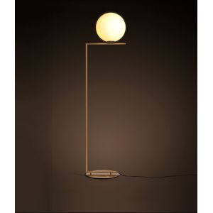 Modern minimalist floor lamp living room bedroom bedside vertical lamp milk