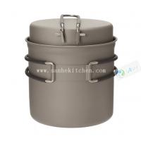 Buy cheap Titanium cookware set, soup pot and frying pan/camping cookware set product