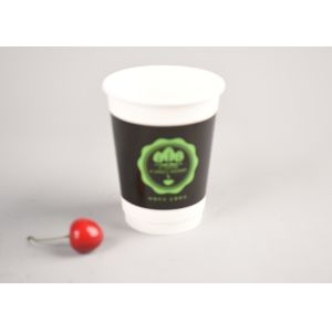 Buy cheap 8oz Customizable Paper Coffee Cups & Sleeves Recyclable Eco Friendly from wholesalers