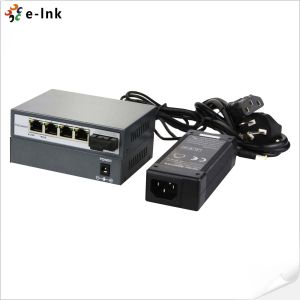 Buy cheap 5 port 10/100M PoE switch with 1x 60W high power PoE port & 1x SC Fiber Uplink from wholesalers