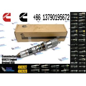 Buy cheap Hangood Excavator Parts Engine Parts 4902827 Original Diesel Fuel Injector QSK23 4902827 4077076 4062090 for Cummins Engine New from wholesalers