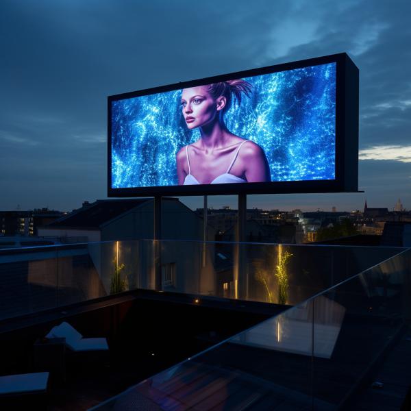 Customizable Outdoor LED Display with Low Power Consumption and Wide Viewing