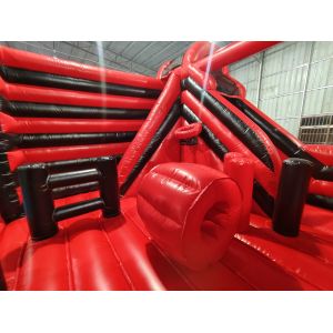 Digital Printing Inflatable Bounce House With Slides Miraculous Ladybug