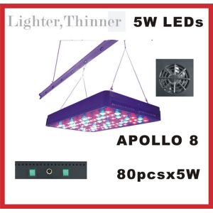 Buy cheap New present Apollo 8s LED hydroponics growing light system full spectrum 80*5W induction from wholesalers