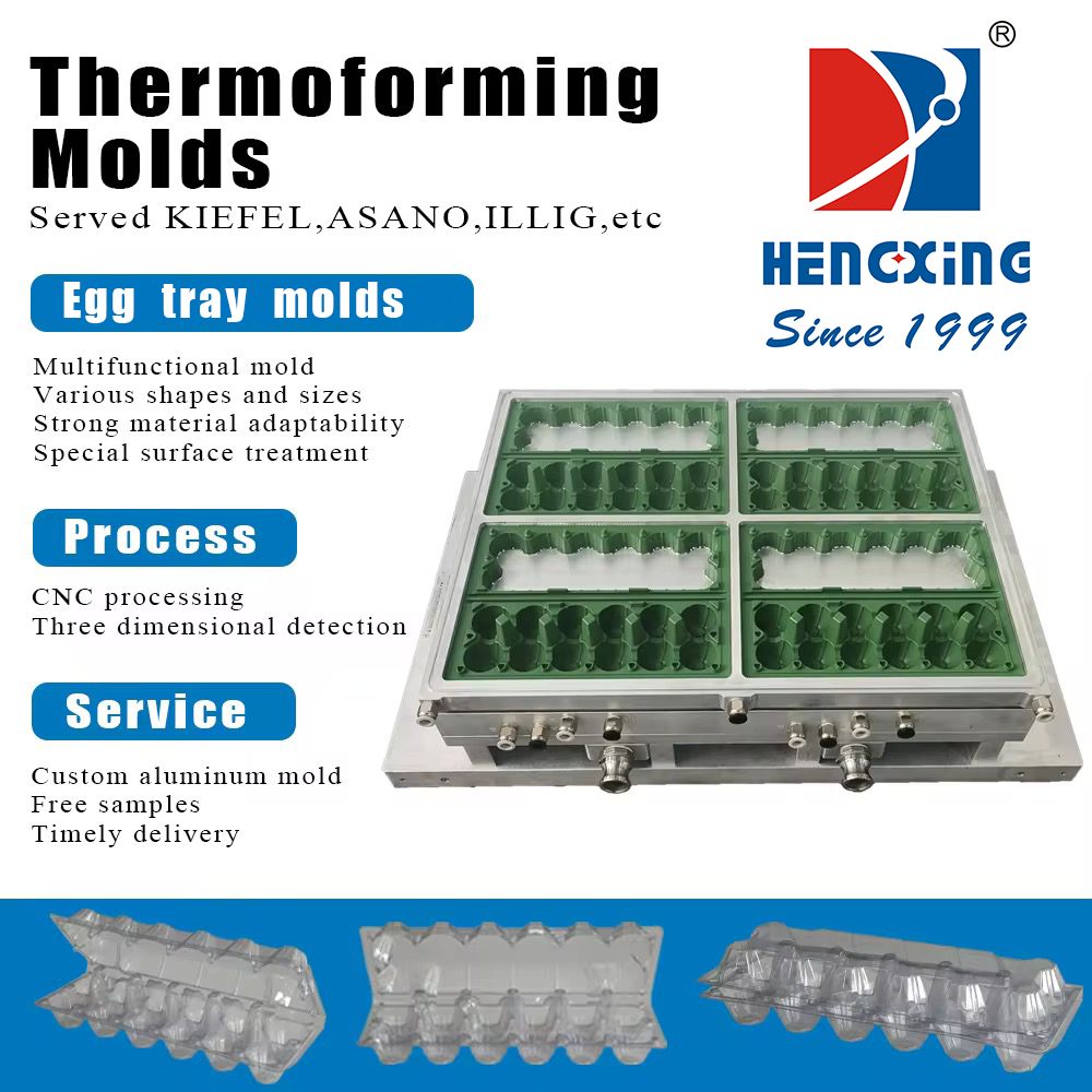 Buy cheap Custom Thermoforming Blister Mold Positive And Negative Pressure Blister Egg Mold from wholesalers