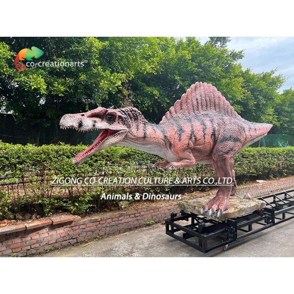 Animatronic Spinosaurus Simulated Dinosaurs With 15m Track For Theme Park Attraction