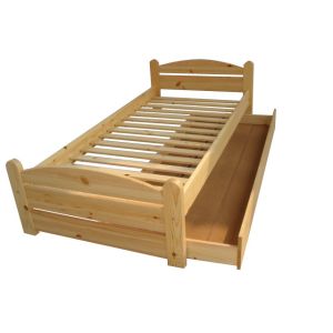 Buy cheap modern single bed pine wood from wholesalers