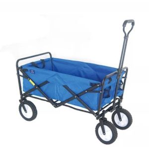 86*46*85 Dimension All-terrain Big Wheels Folding Double Decker Wagon for Tools