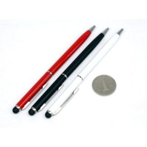 Rubber Tip Digital 2 In1 Touch Screen Stylus Pen With Many Different Colors For