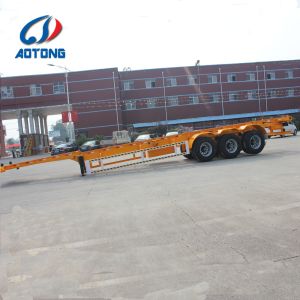 2-3 Axle Skeleton Semi Trailer for 20ft 40ft Containers