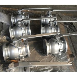 JIS Standard JIS B2031 pressure 10K size 80A 150A cast iron 2-pc ball valve