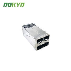 Fiber Optic SFP Connector RJ45 2X2 Cage DGKYDSFP10732322F006057