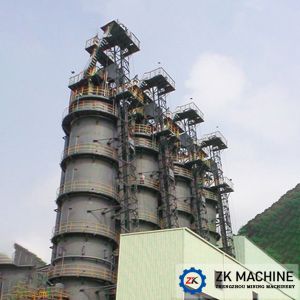 50-800tpd Vertical Shaft Kiln Limestone For Quicklime Calcination