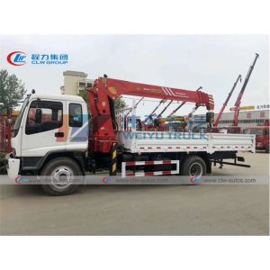 ISUZU FTR Lorry Mounted Straight Arm 10 Tons Palfinger Crane