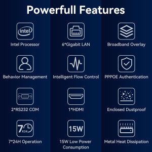 Buy cheap Six LAN Dual COM Soft Router With Intel Core And Celeron Series Processors from wholesalers