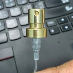 Buy cheap Fine Mist Perfume Pump Sprayer 0.10cc Aluminum Silver from wholesalers