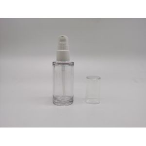 Buy cheap Pearly Luster 30ml Transparency Plastic Cosmetic Bottles from wholesalers
