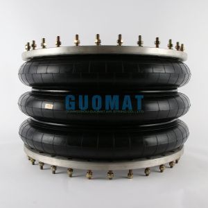 Buy cheap GUOMAT 3H630376 Industrial Tripled Convoluted Type Air Spring with Flange Ring from wholesalers
