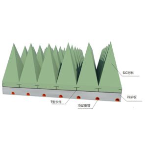 Buy cheap High power silicon carbide pyramid absorbing material（LPSC） from wholesalers