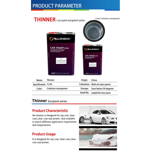 Buy cheap Normal Automotive Paint Thinner ISO9001 Transparent Coating Lacquer from wholesalers