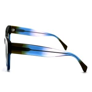 Buy cheap AS100 Womens Square Acetate Frame Sunglasses with 100% UV Protection from wholesalers