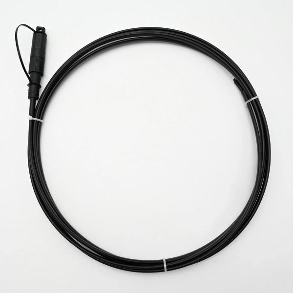 Flat And Round Drop Cable Pigtail With Hardened SC/APC (OptiTap) Connector
