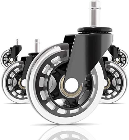 Quality Corrosion Resistance Light Duty Casters With Smooth Wheel Tread Zinc Plated Finish for sale