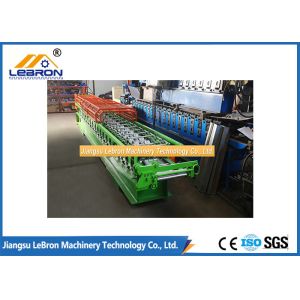 Buy cheap 7.5KW Seamless Gutter Roll Forming Machine GI PPGI Coil Feeding Material product